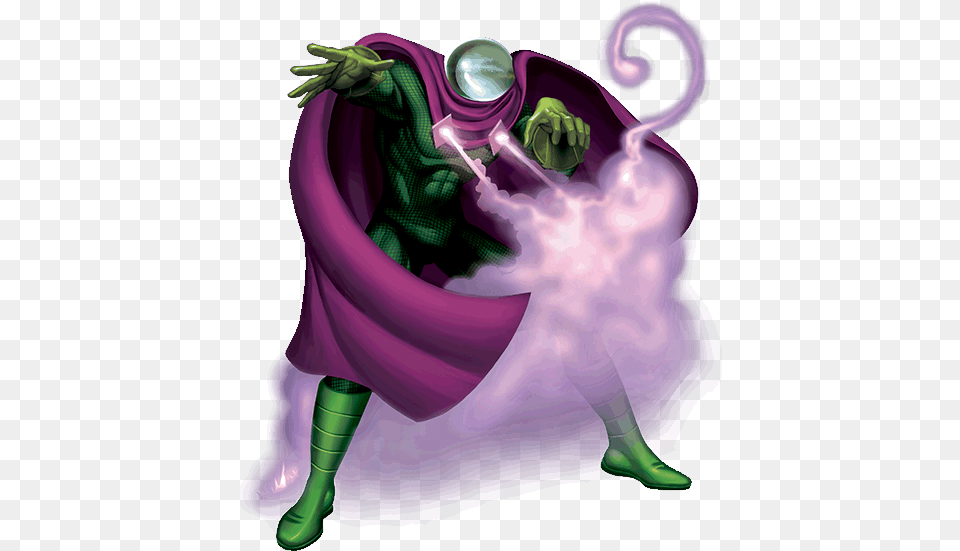 Marvel Mysterio Marvel Mysterio, Purple, Art, Graphics, Person Free Png Download