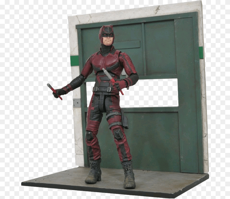 Marvel Netflix Daredevil Figure, Adult, Male, Man, Person Free Png