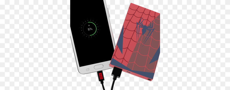 Marvel Powerbank Spiderman, Electronics, Phone, Mobile Phone, Computer Hardware Png Image