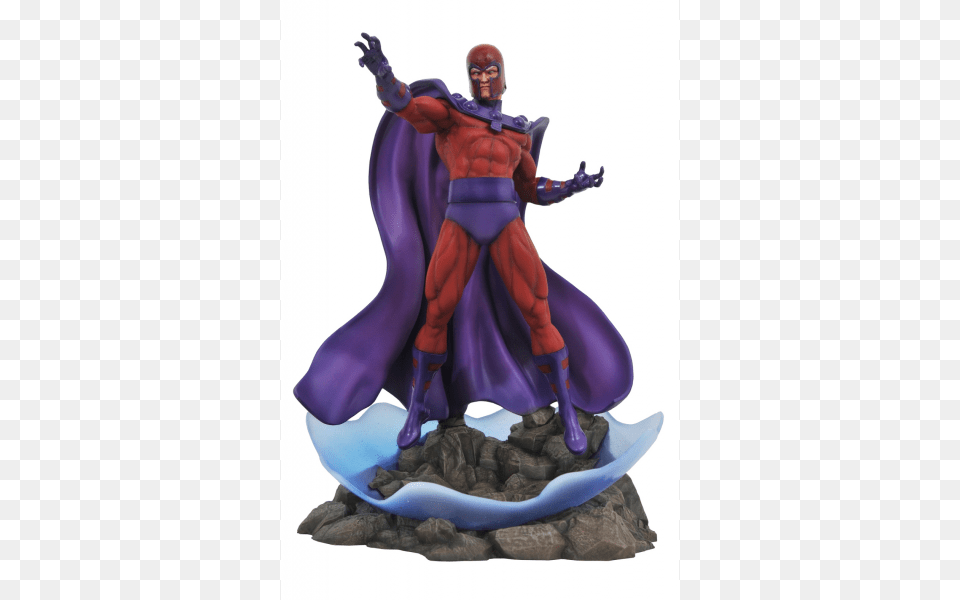 Marvel Premier Collection Magneto Statue, Figurine, Adult, Female, Person Free Png Download