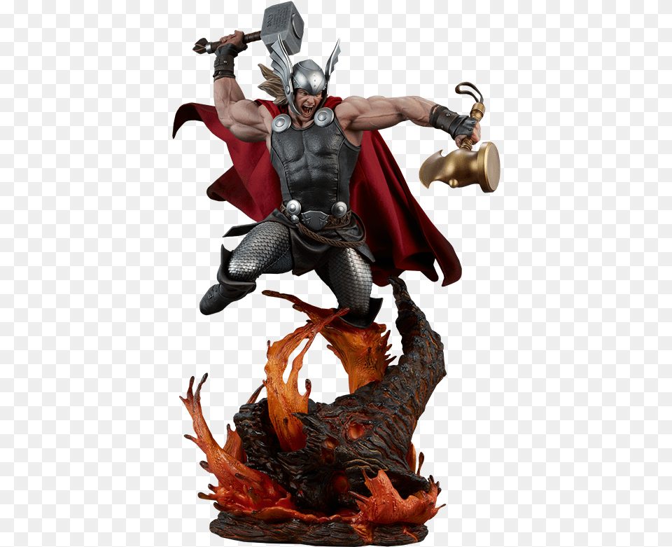 Marvel Premium Format Figure Thor Sideshow Collectibles Premium Format Thor, Adult, Male, Man, Person Free Png Download