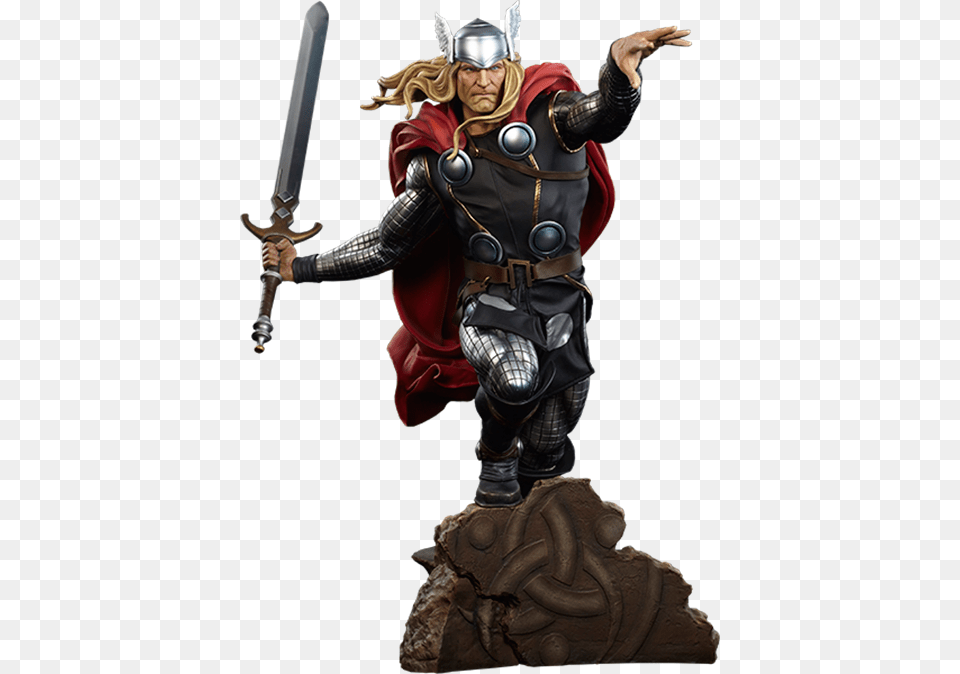 Marvel Premium Format Figure Thor Thor Modern Age Thor Premium Format Statue, Adult, Male, Man, Person Free Png