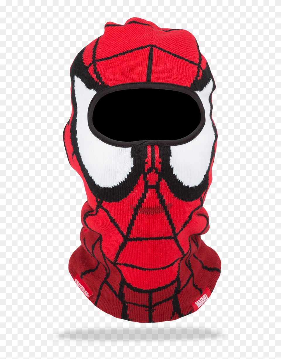 Marvel Reversible Venom And Spiderman Ski Mask Casa De Caps, Person, Clothing, Hood, Hoodie Free Png Download