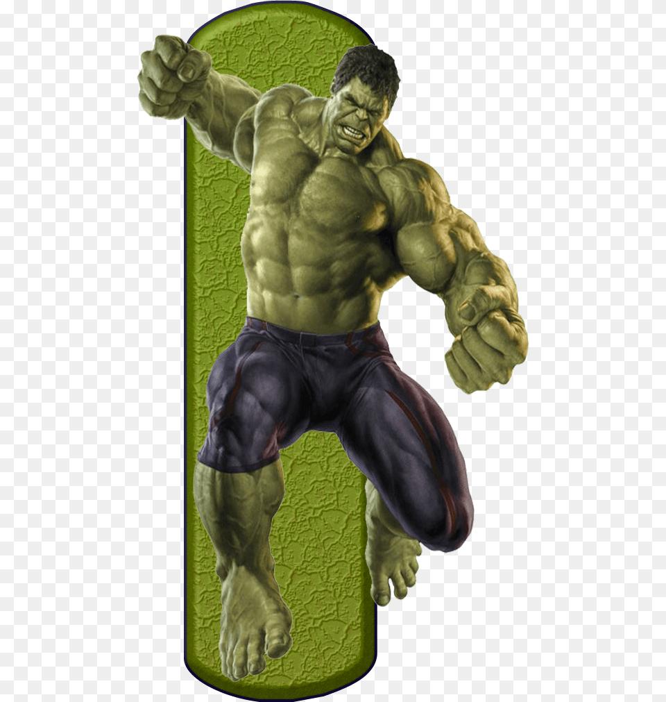 Marvel S Avengers Hulk Letter, Adult, Male, Man, Person Free Png Download