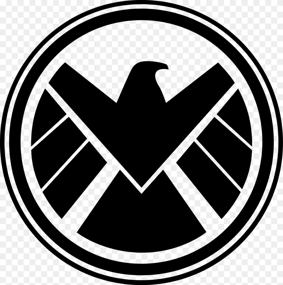 Marvel Shield Logo Agents Of Shield Logo, Gray Png