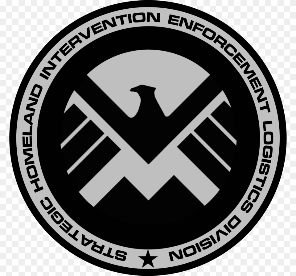 Marvel Shield Sam Black Church Logo, Emblem, Symbol, Machine, Wheel Free Png Download