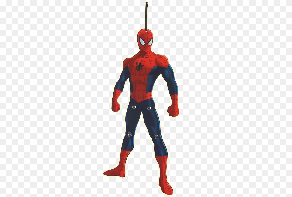 Marvel Spider Man Hanging Character Cartoon Spider Man Suit, Adult, Male, Person, Clothing Free Png Download