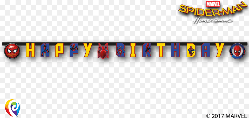 Marvel Spider Man Homecoming Happy Birthday Spiderman Homecoming Banner, Scoreboard, Person Free Transparent Png