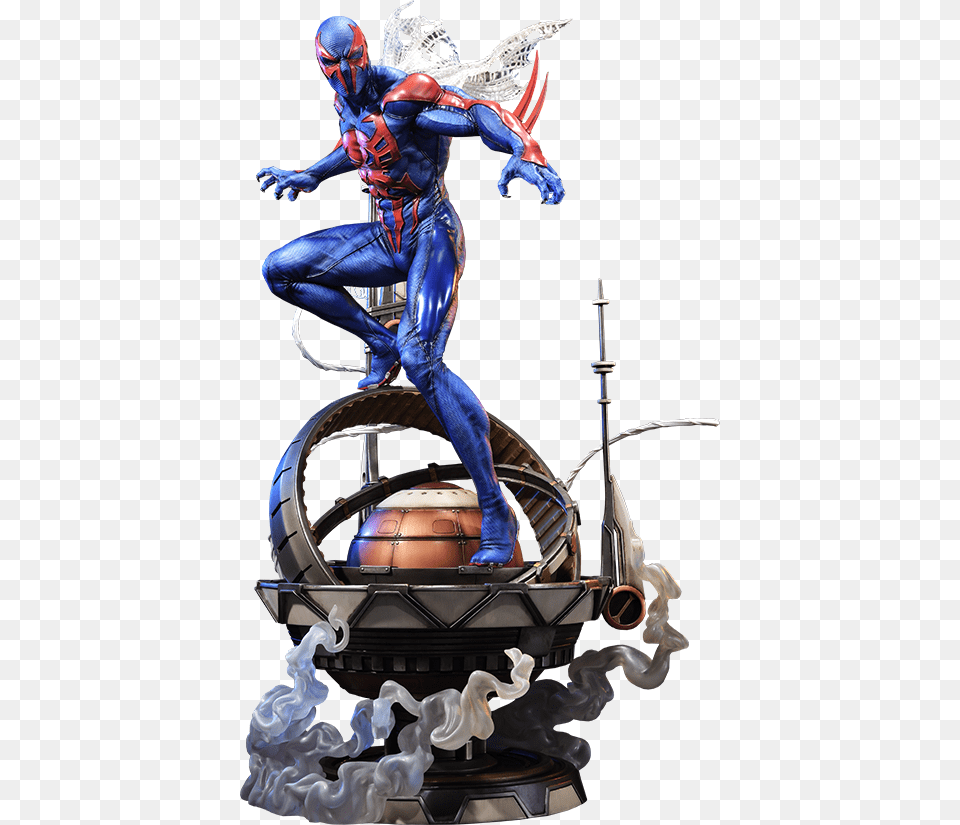 Marvel Statue Spider Man Spiderman 2099 Figure, Adult, Female, Person, Woman Free Transparent Png