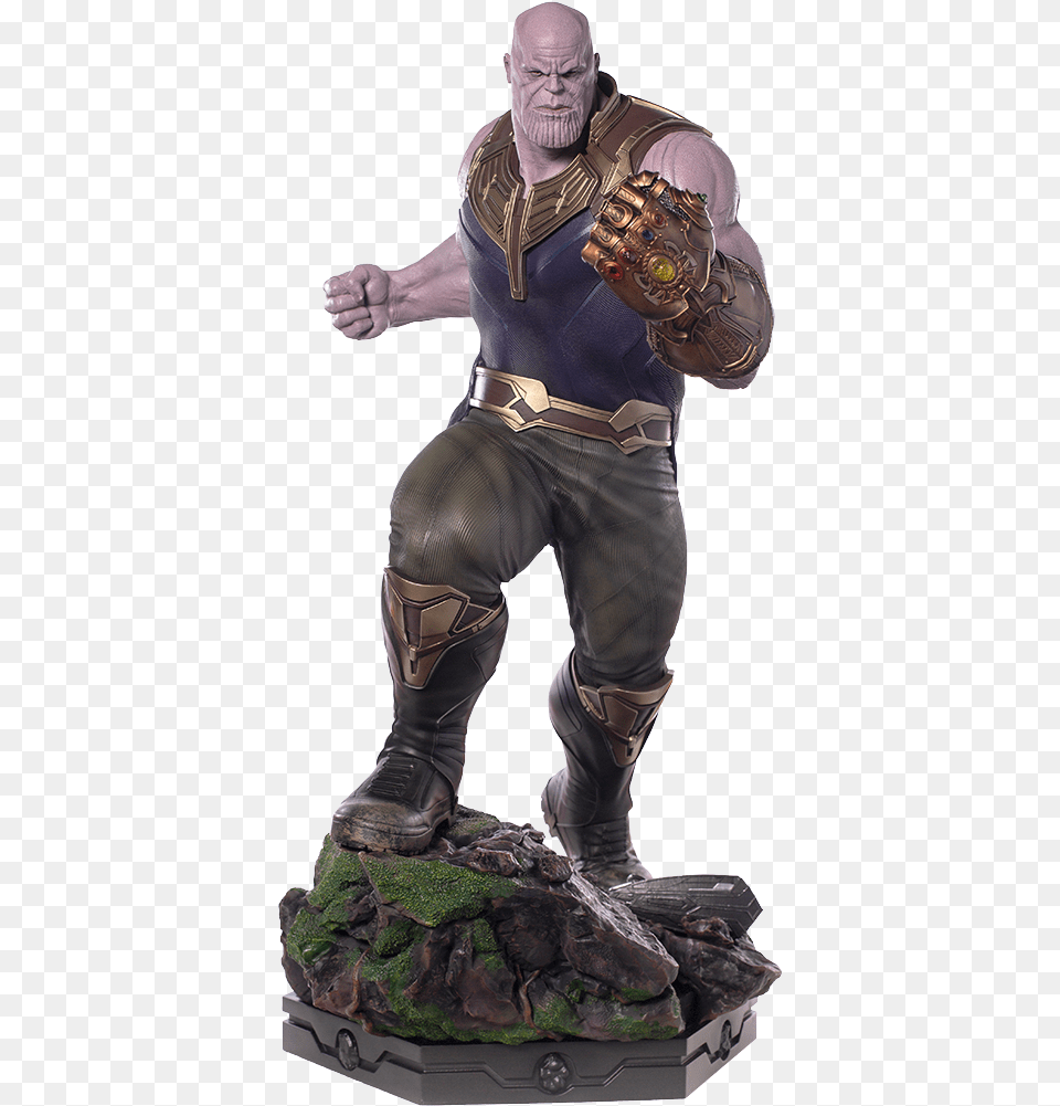 Marvel Statue Thanos Statue Thanos, Adult, Person, Man, Male Free Png Download