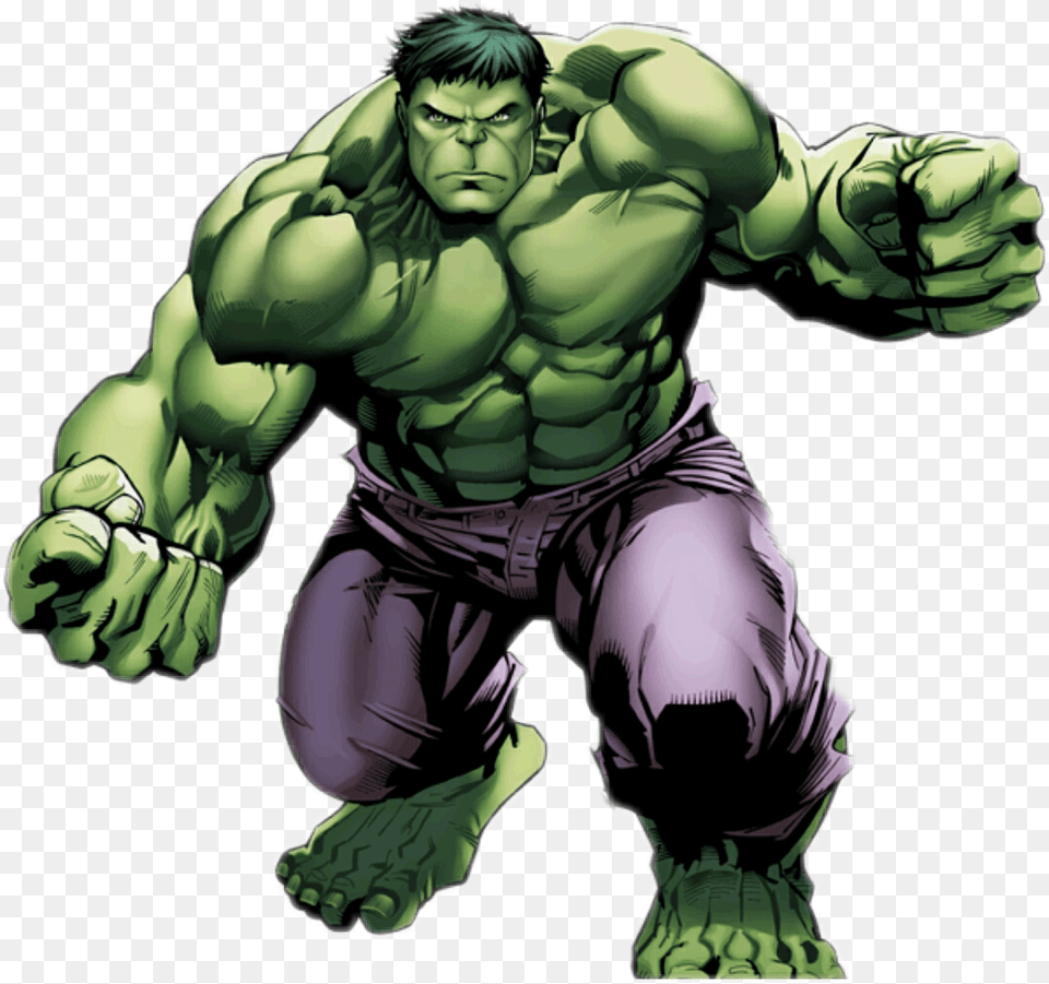 Marvel Sticker By Hulk Cartoon, Adult, Male, Man, Person Png Image
