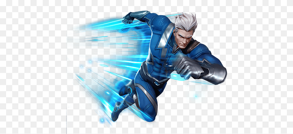 Marvel Super War Quicksilver, Adult, Male, Man, Person Free Png