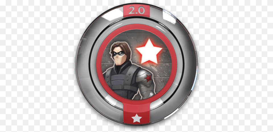 Marvel Team Up Winter Soldier L Disney Infinity 20 Iron Patriot Disc, Adult, Male, Man, Person Png Image