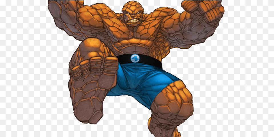 Marvel Thing Transparent Images Fantastic Four Clip Art, Animal, Reptile, Sea Life, Tortoise Free Png Download