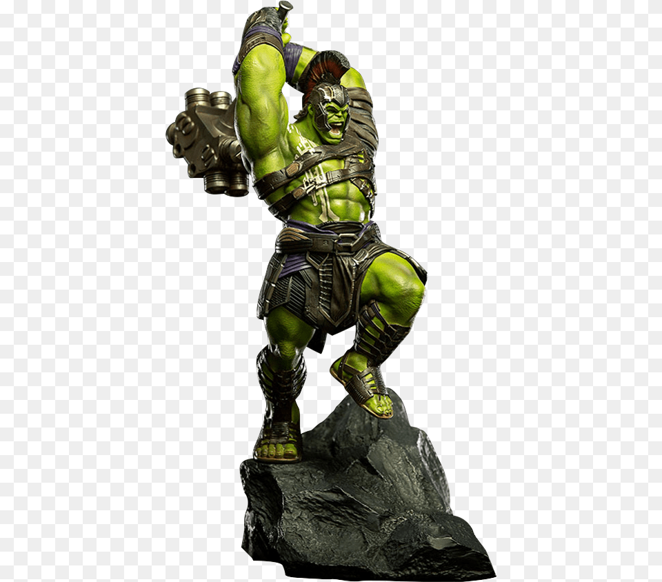 Marvel Thor Ragnarok Hulk Statue Iron Studios Silo Hulk Ragnarok Iron Studios, Adult, Male, Man, Person Free Transparent Png