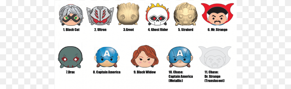 Marvel Tsum Tsum Series, Book, Comics, Publication, Baby Free Png