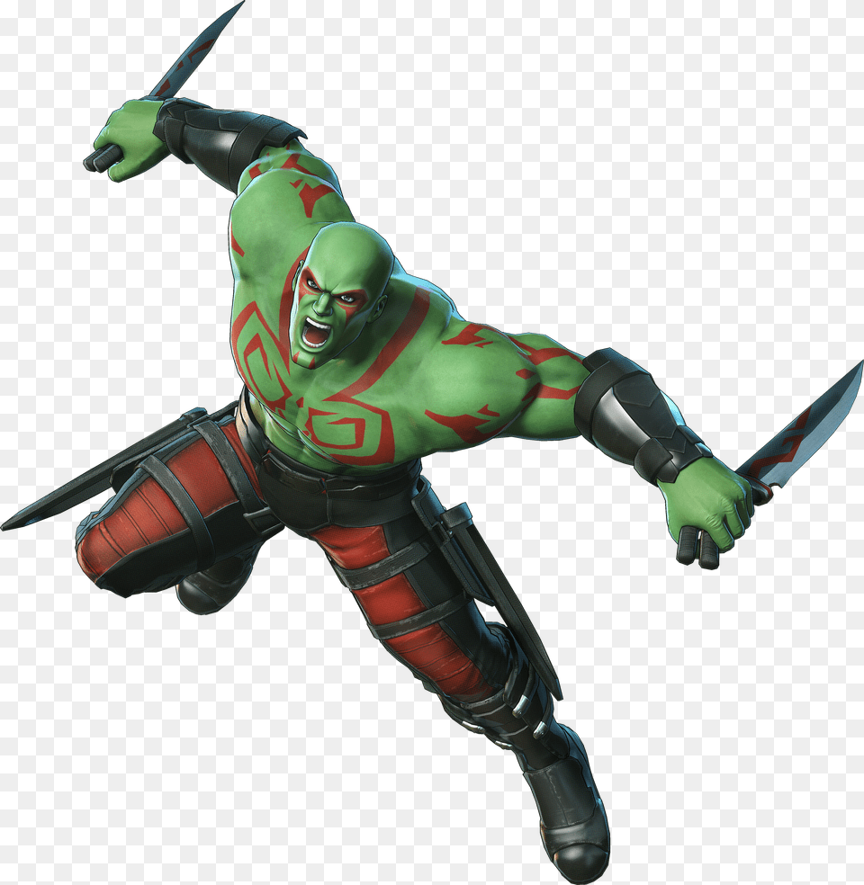 Marvel Ultimate Alliance 3 Drax, Person, Face, Head Free Transparent Png