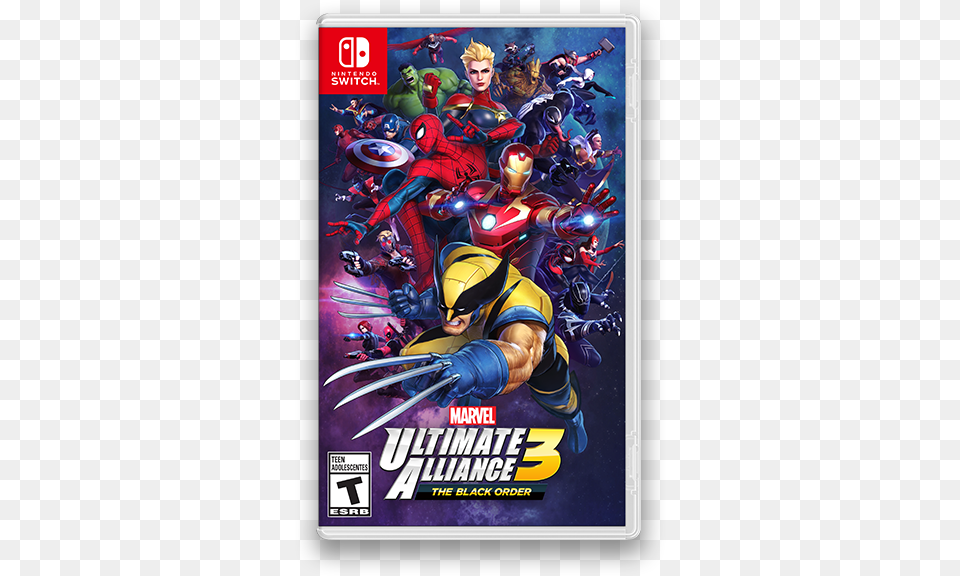 Marvel Ultimate Alliance 3 Switch, Book, Comics, Publication, Adult Free Transparent Png