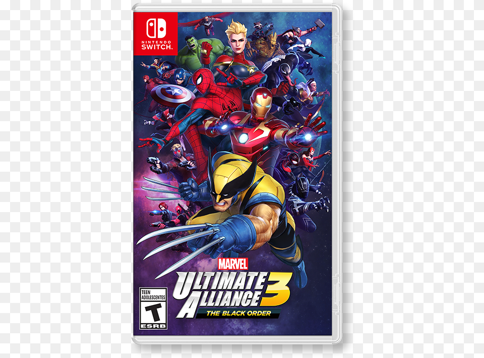 Marvel Ultimate Alliance Nintendo Switch Marvel Ultimate Alliance, Publication, Book, Comics, Adult Free Transparent Png