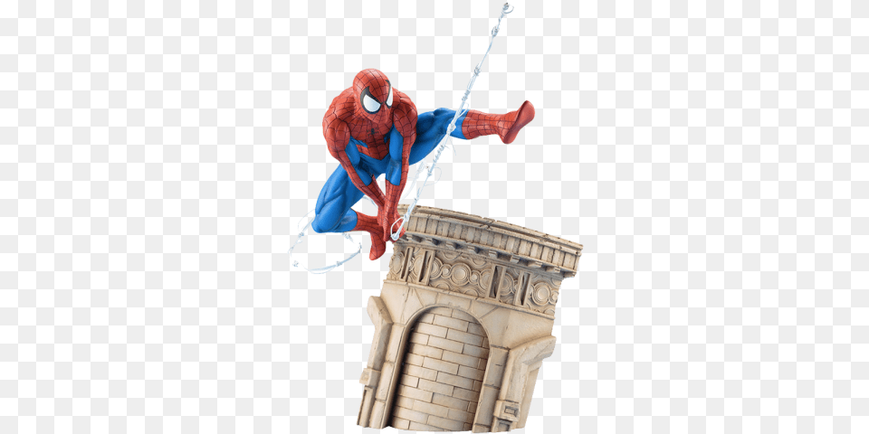 Marvel Universe Artfx Statue 16 Spider Man Web Slinger Spiderman Websling Pose, Art, Animal, Kangaroo, Mammal Free Png Download