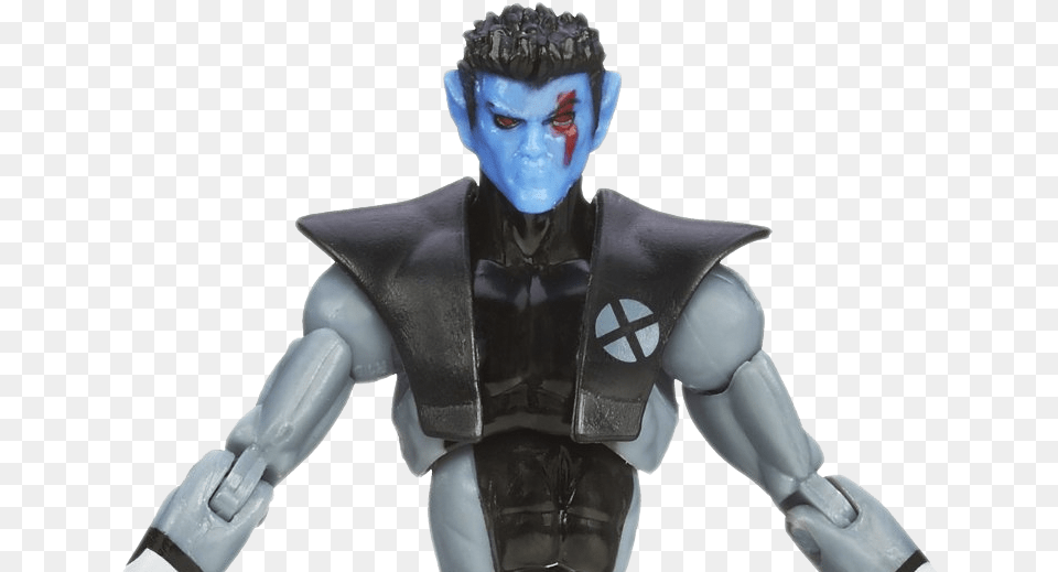 Marvel Universe Series 24 Nightcrawler Action Figure, Adult, Male, Man, Person Free Png