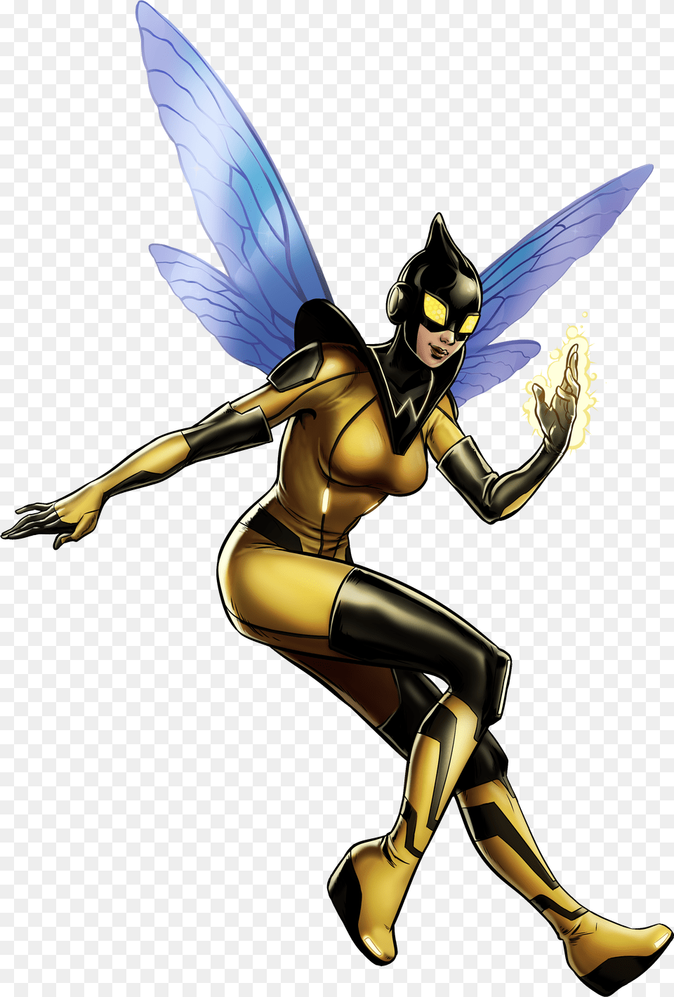 Marvel Vector Wasp Huge Freebie For Powerpoint Marvel Cartoon Wasp, Adult, Female, Person, Woman Png Image