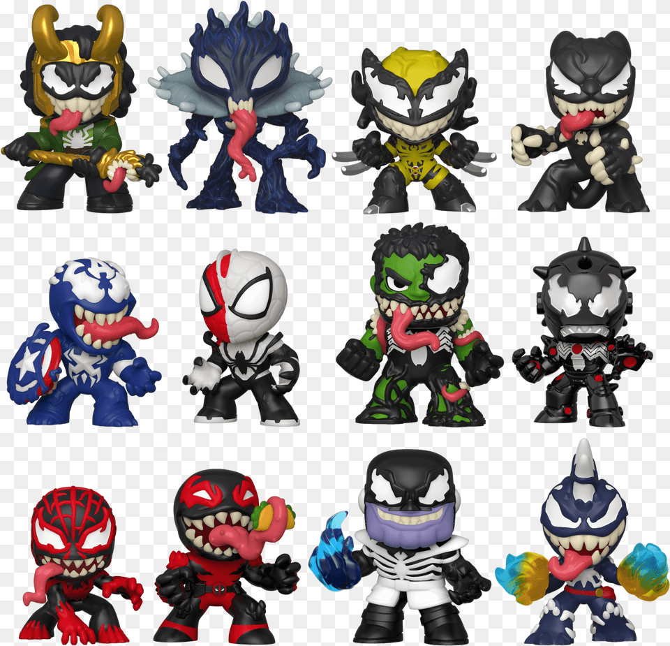 Marvel Venom Mystery Minis X1 Venom Mystery Minis, Toy, Person, Baby, Comics Png Image