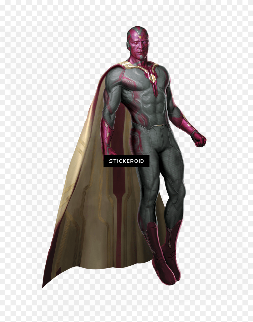 Marvel Vision Characters Fictional Download Vision Marvel, Adult, Male, Man, Person Free Transparent Png