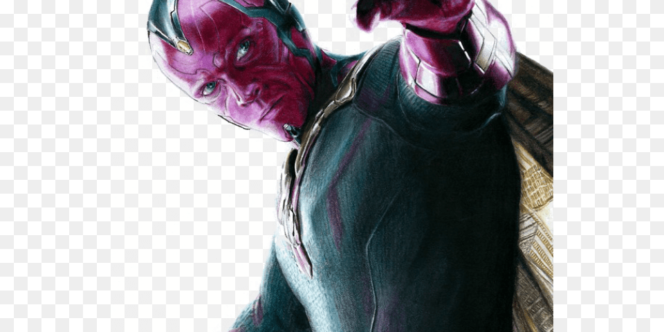 Marvel Vision Clipart Paul Bettany Workout For Vision, Clothing, Costume, Person, Adult Free Transparent Png