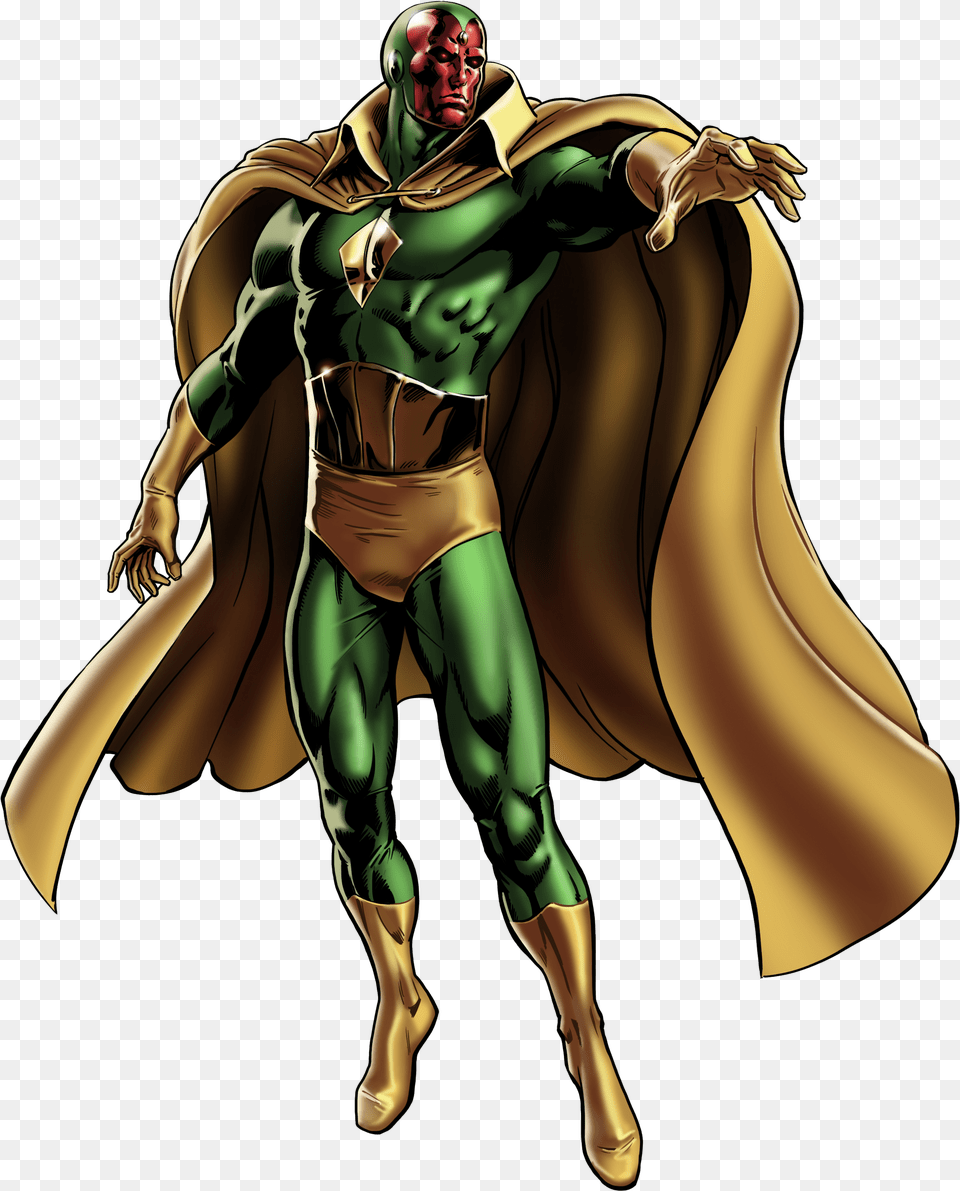 Marvel Vision Pic, Cape, Clothing, Adult, Person Free Png