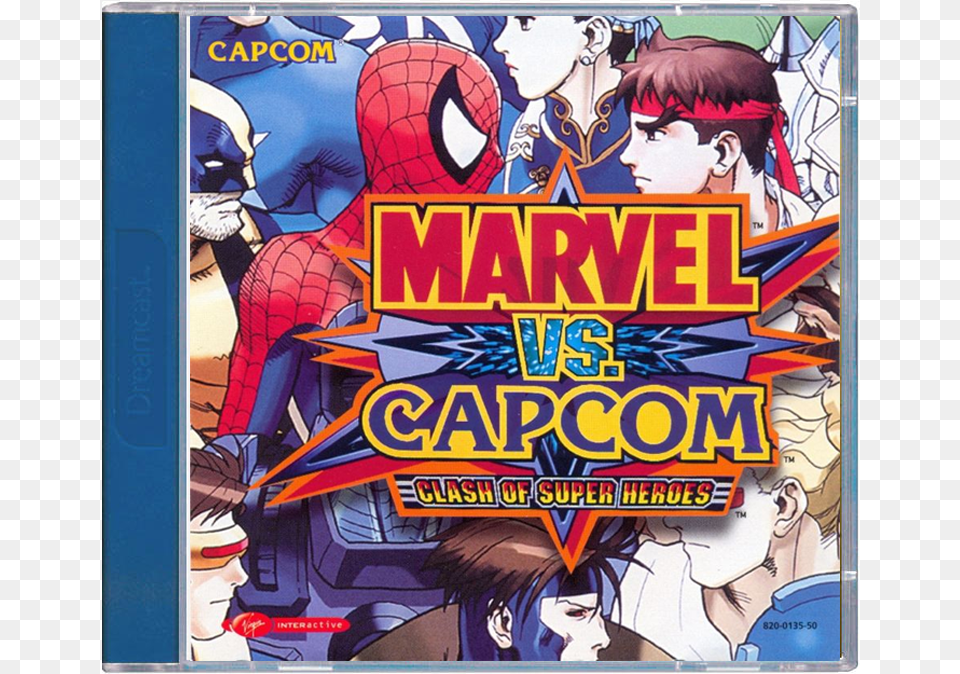 Marvel Vs Capcom Clash Of Super Heroes Andydecarli, Publication, Book, Comics, Adult Free Transparent Png