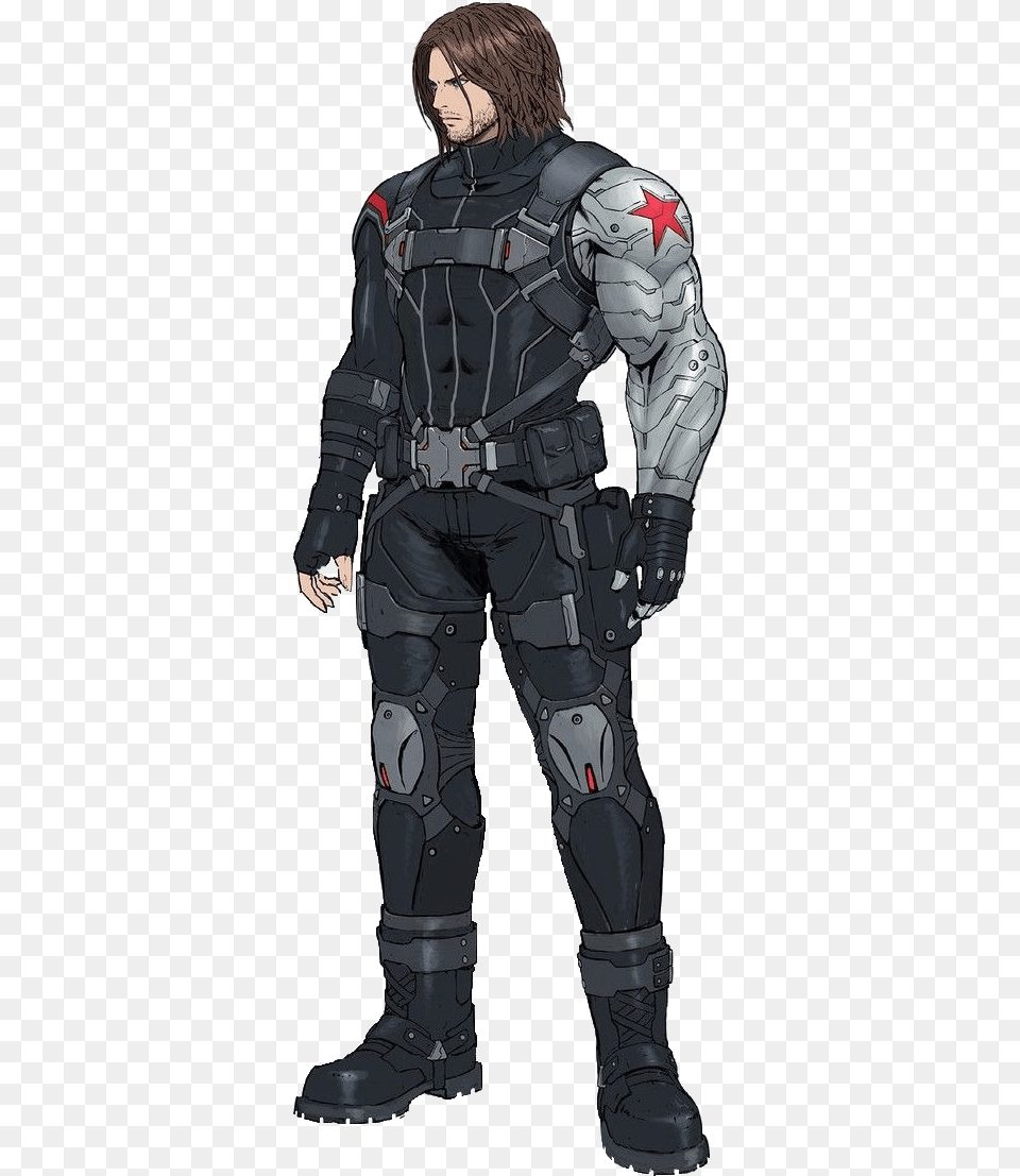 Marvel Vs Capcom Infinite Winter Soldier, Adult, Male, Man, Person Png