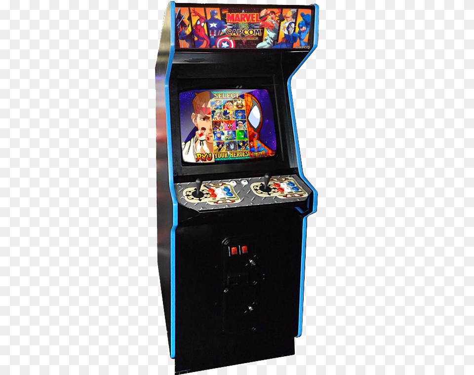 Marvel Vs Capcom Marvel Vs Capcom Arcade, Arcade Game Machine, Game, Baby, Person Free Png Download