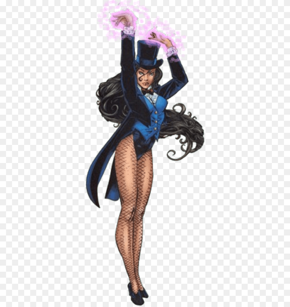 Marvel Zatanna, Clothing, Costume, Person, Book Png
