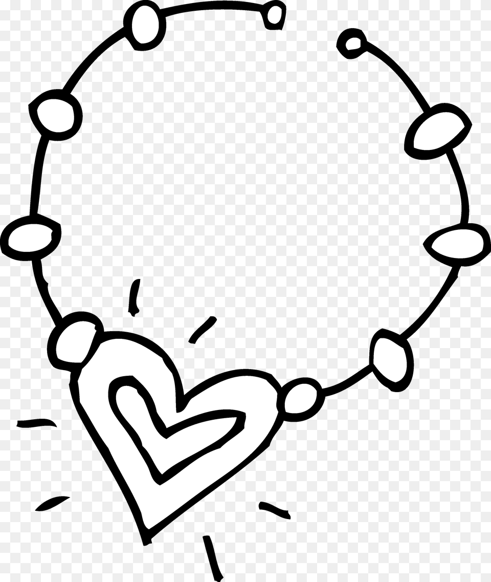 Marvellous Design Best Friend Heart Necklaces Necklace Clipart, Stencil, Astronomy, Moon, Nature Png Image