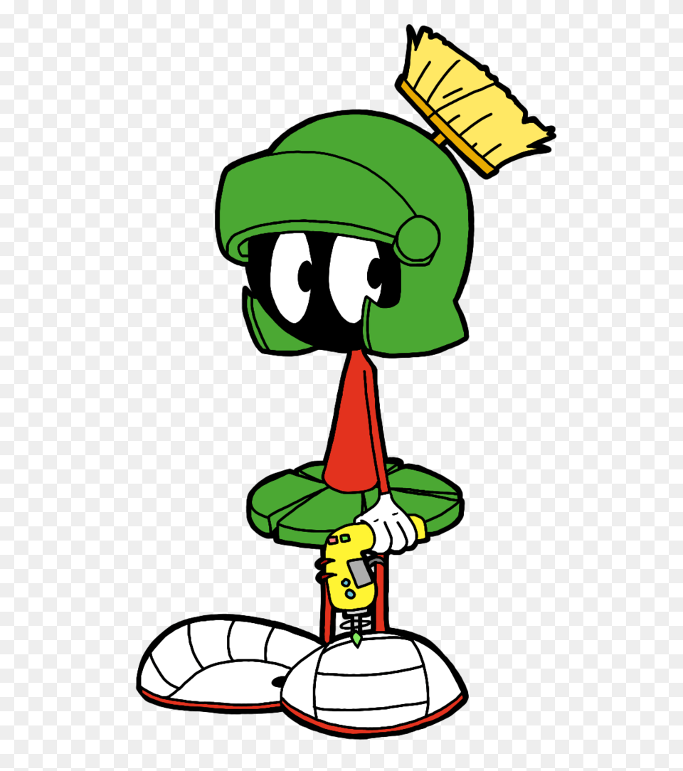Marvin The Martian, Cartoon, Cleaning, Person, Nature Free Png Download