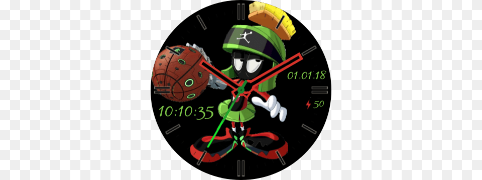 Marvin The Martian Basketball For Huawei Watch, Helmet, People, Person Png