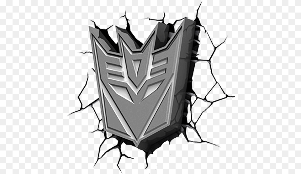 Marvlights Official Transformers 3d Led Decepticon, Emblem, Symbol, Logo, Armor Png