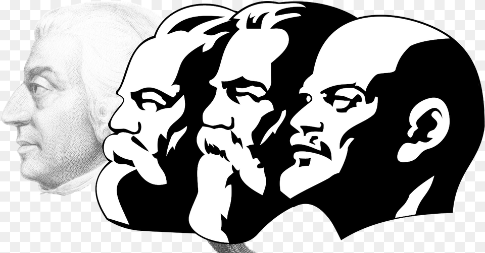 Marx Engels Lenin, Stencil, Adult, Male, Man Free Png Download