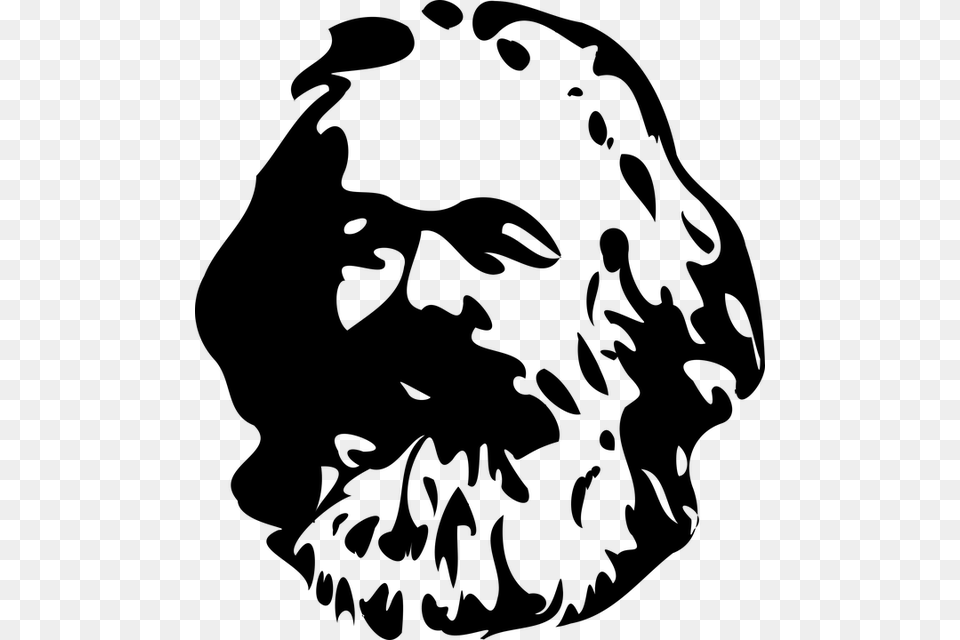 Marx Icon, Gray Free Png