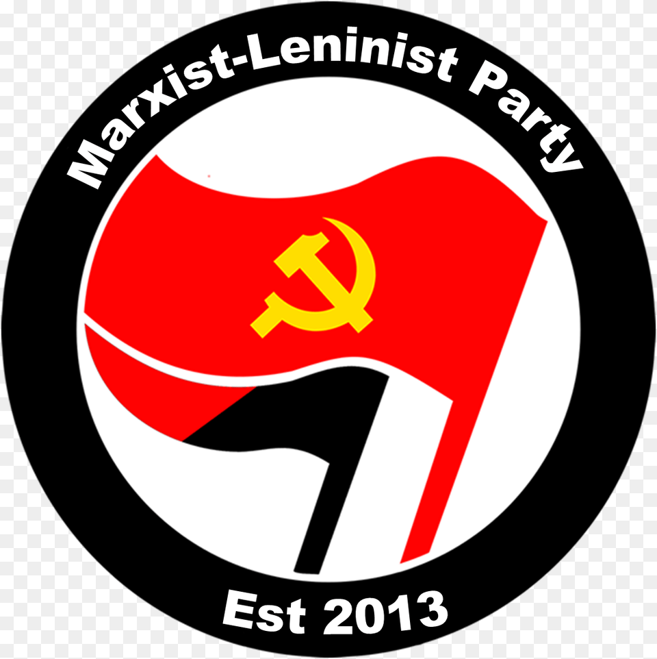 Marxist Leninist Party Green Antifa Flag, Logo, Emblem, Symbol, Food Png