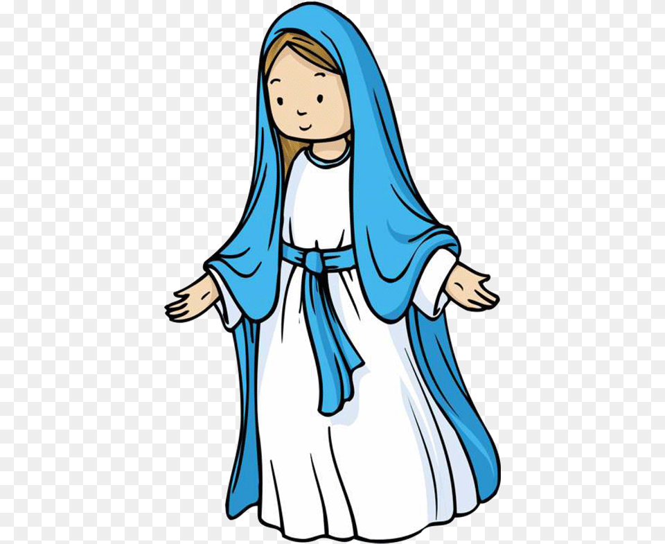Mary And Gabriel Clipart Mary Mother Of Jesus Clip Art, Fashion, Adult, Female, Person Free Png Download