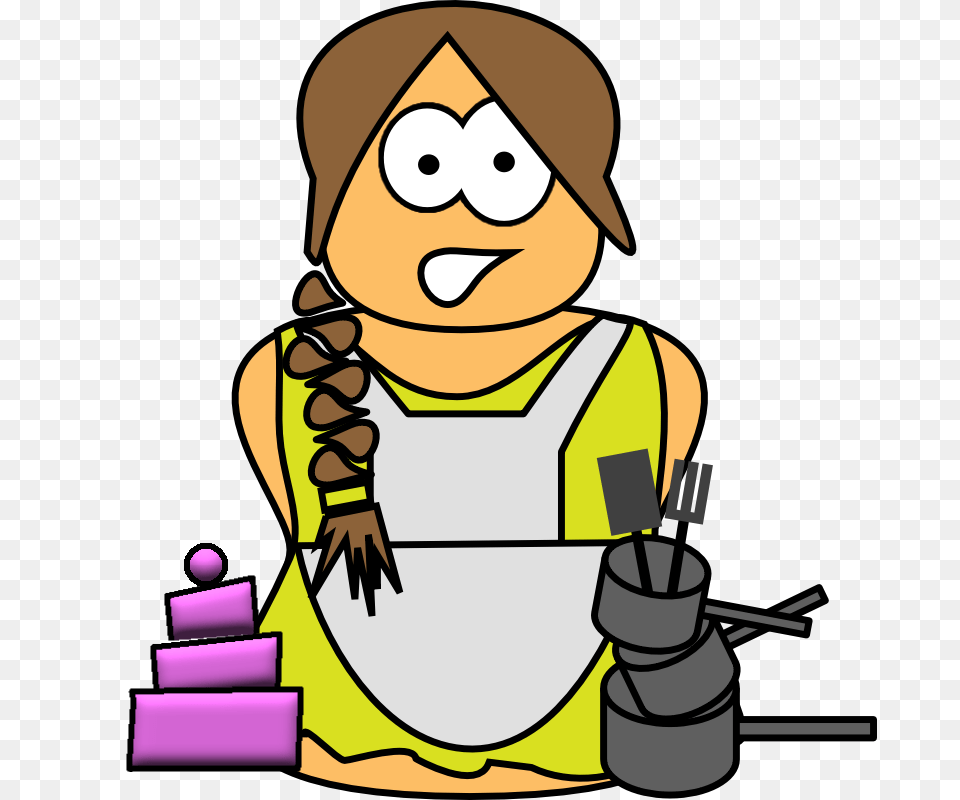 Mary Clip Art, Cleaning, Person, Cartoon, Face Free Transparent Png