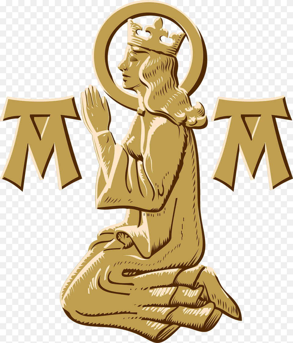 Mary Clipart, Person, Kneeling, Face, Head Free Png