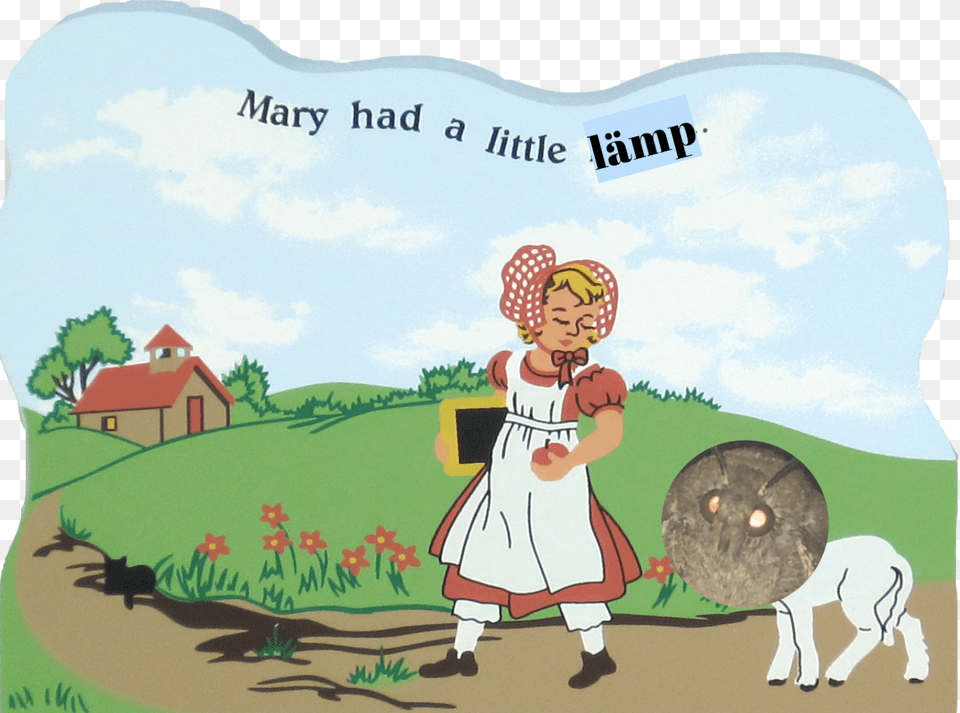 Mary From Mary Had A Little Lamb, Baby, Person, Face, Head Free Transparent Png