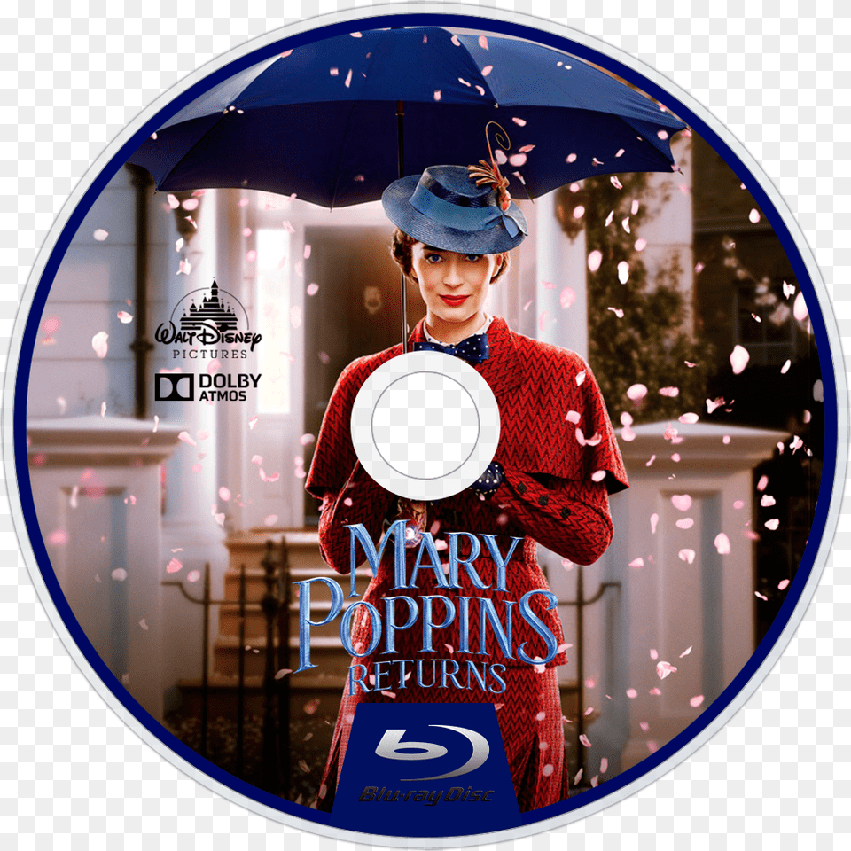 Mary Poppins 2018, Adult, Disk, Dvd, Female Free Png Download