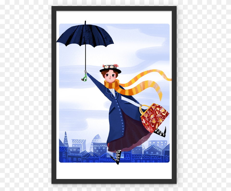 Mary Poppins Artist Illustration Illustrator Mary Poppins Art, Adult, Female, Person, Woman Png