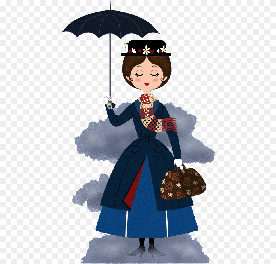 Mary Poppins Cliparts Download Clip Art Mary Poppins Clipart, Clothing, Dress, Publication, Person Free Transparent Png
