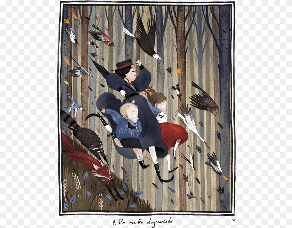 Mary Poppins Painting Mary Poppins Julia Sard Illustration Julia Sarda Mary Poppins, Art, Baby, Person, Publication Free Png Download
