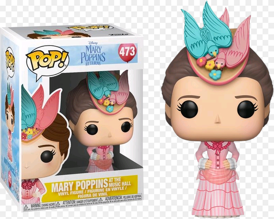 Mary Poppins Returns Funko Mary Poppins, Doll, Toy, Baby, Person Free Transparent Png